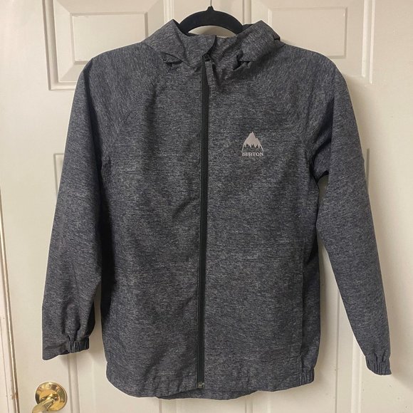 Burton Kids Windom Rain Jacket Phantom Heather - Picture 1 of 8
